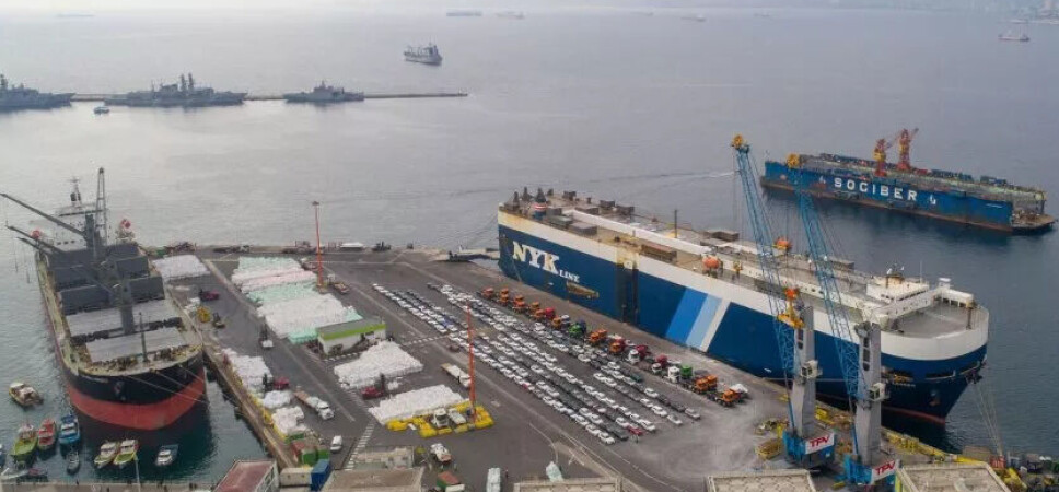 El 2013 se interrumpió la recalada regular de barcos de transporte de vehículos en Valparaíso.