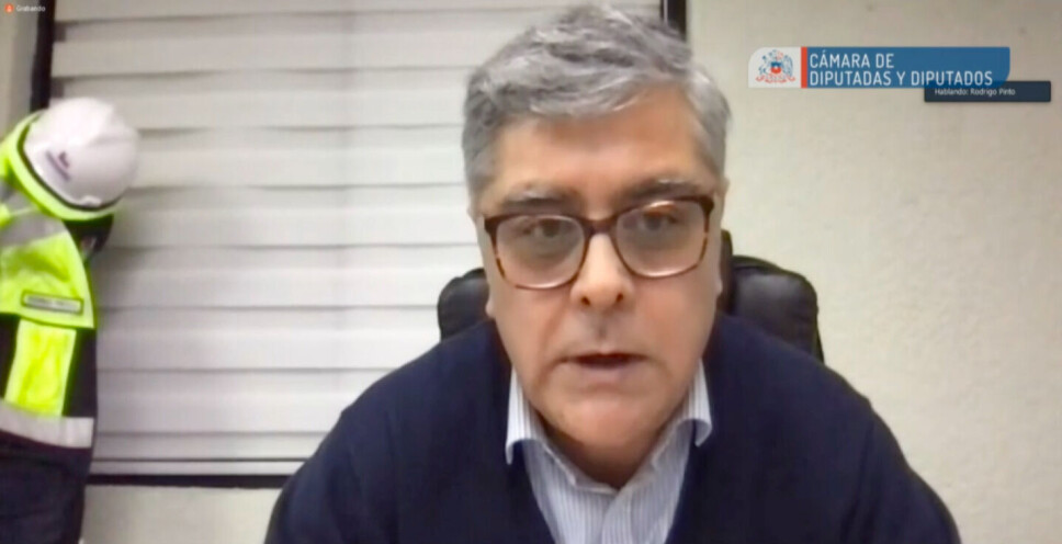 Rodrigo Pinto, gerente general de la Empresa Portuaria de Arica.