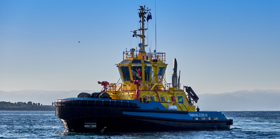 El 'Halcón III' es uno de los nuevos remolcadores que se suma a la flota de SAAM Towage.