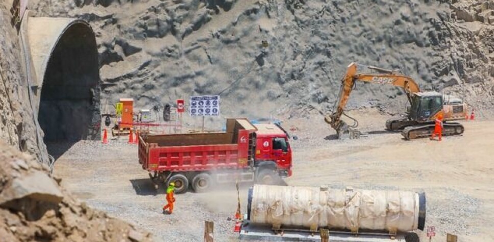 Los trabajos para el futuro puerto de Chancay incluyen un túnel de 1.8 kilómetros.