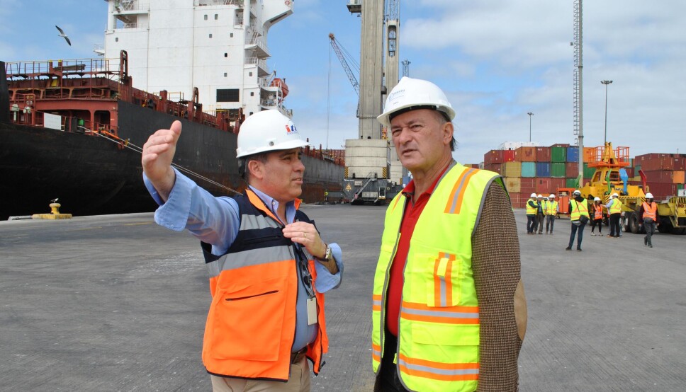 Ricardo Córdova, gerente general de ITI, y Joao Parkinson, coordinador general de Asuntos Económicos de la Cancillería de Brasil para América del Sur, Central y el Caribe.