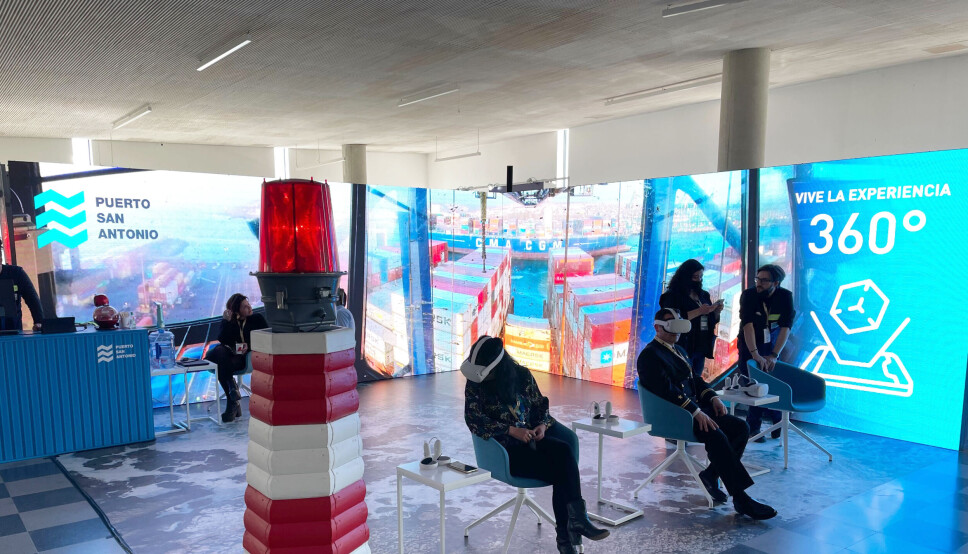 La realidad virtual fue uno de los elementos que llevó Puerto San Antonio a Trans-Port 2022.