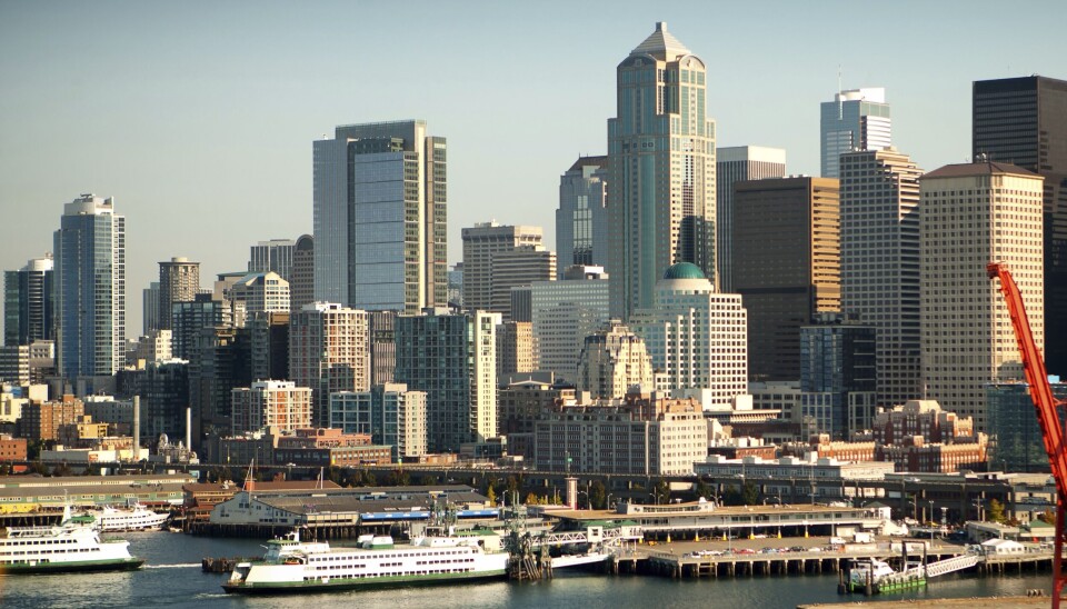El puerto de Seattle, Washington, es uno de los terminales que ha visto una disminución de los embarques interoceánicos desde y hacia Asia.