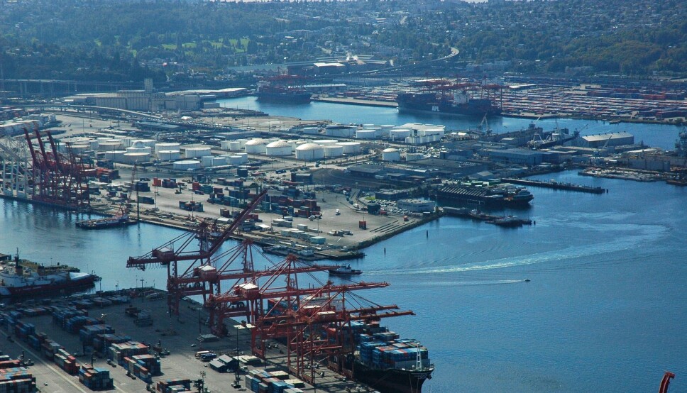 Imagen del terminal portuario de Seattle, uno de los principales de la Costa Pacífico Oeste en EEUU.