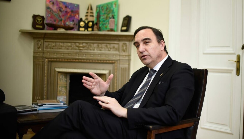 “En materia portuaria tenemos un movimiento muy importante”, dice el gobernador Jorge Flies.