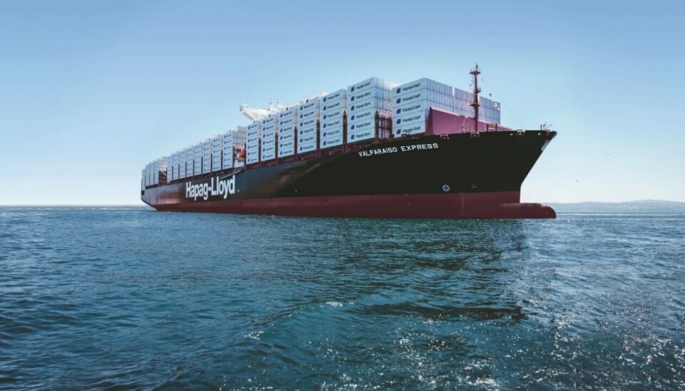 El Valparaiso Express, con capacidad 11.000 TEU, es uno de los 252 barcos que forman la flota de la naviera.