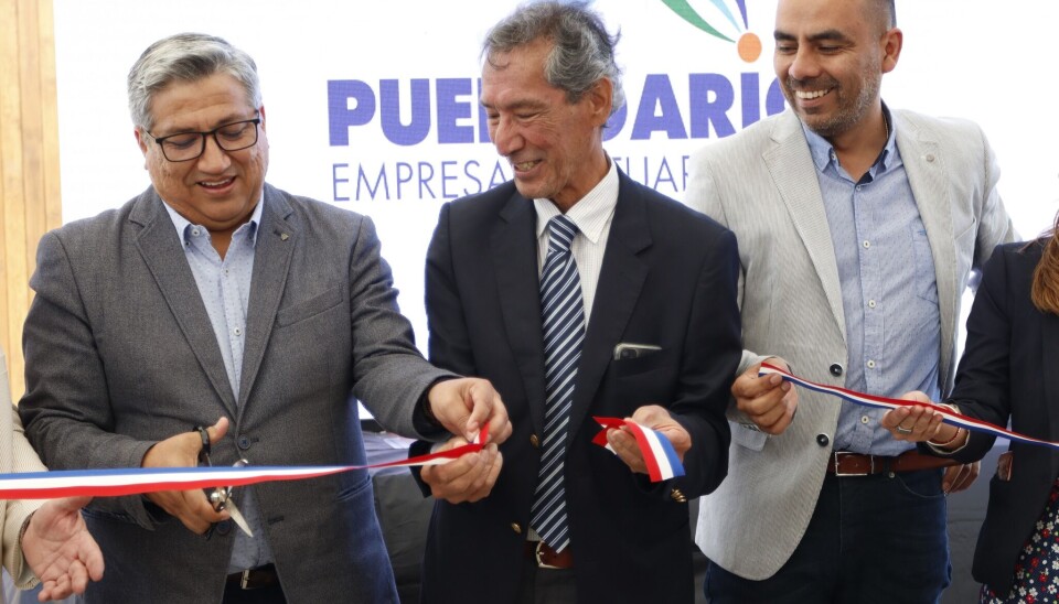 El corte de cinta estuvo a cargo del Gobernador Regional (s), Leonel Huerta; el presidente del directorio de la portuaria, Mario Moya; y el Delegado Presidencial, Ricardo Sanzana.