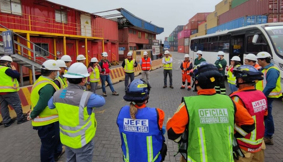 Con distintos ejercicios las emptesas portuarias pone a prueba sus capacidades de respuesta ante emergencias.