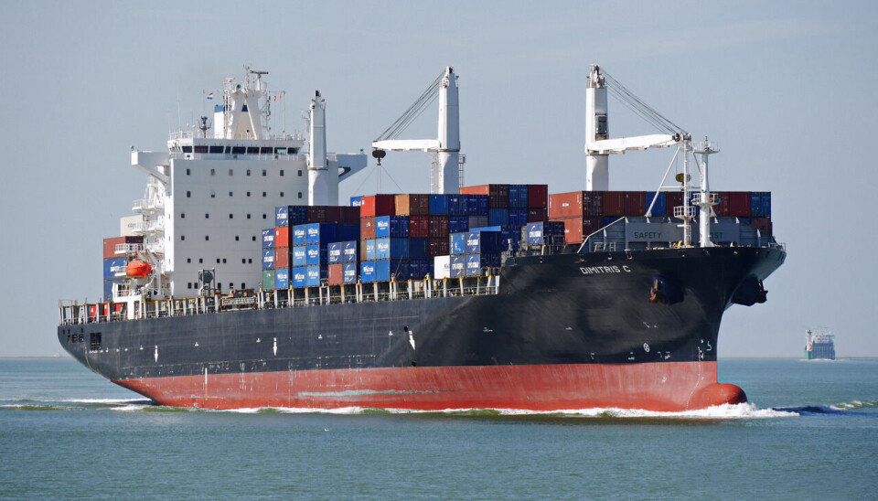 El Dimitris C atracó en el terminal DP World San Antonio.