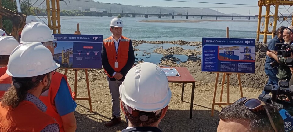 EFE anticipa que el Puente Ferroviario sobre el Biobío volverá a operar a mediados de abril