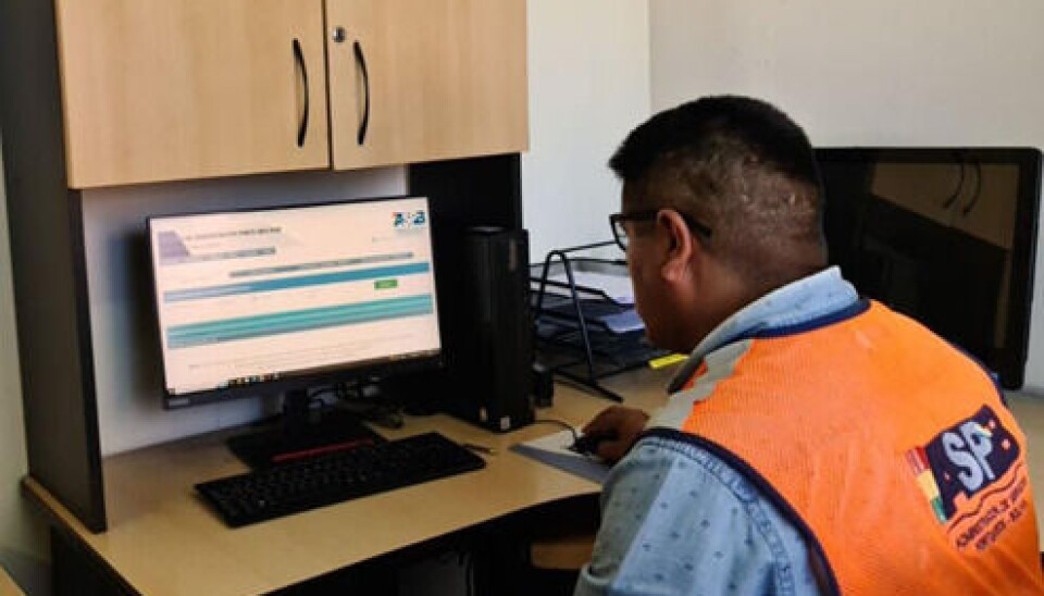 La autoridad boliviana capacitó a los operadores del comercio exterior en en uso de la nueva plataforma para gestiones en el puerto.