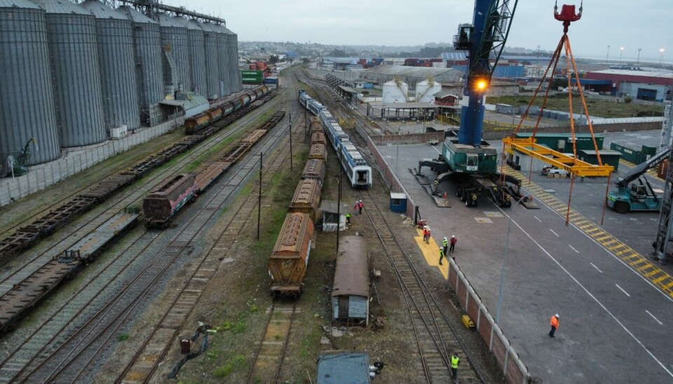 El terminal ferroviario está a un costado de la Empresa Portuaria de San Antonio y su ampliación ocupará terrenos bajo la administración de la concesionaria DP World.