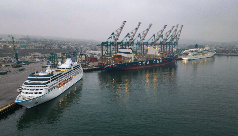 Un complejo desafío que sortearon con éxito en el terminal representó la doble recalada de los barcos de pasajeros.