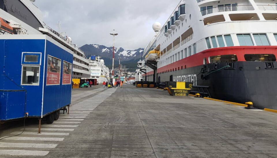 Al igual que Punta Arenas, el puerto argentino de Usuahia es protagonista en la atención de embarcaciones que van a la Antártica.