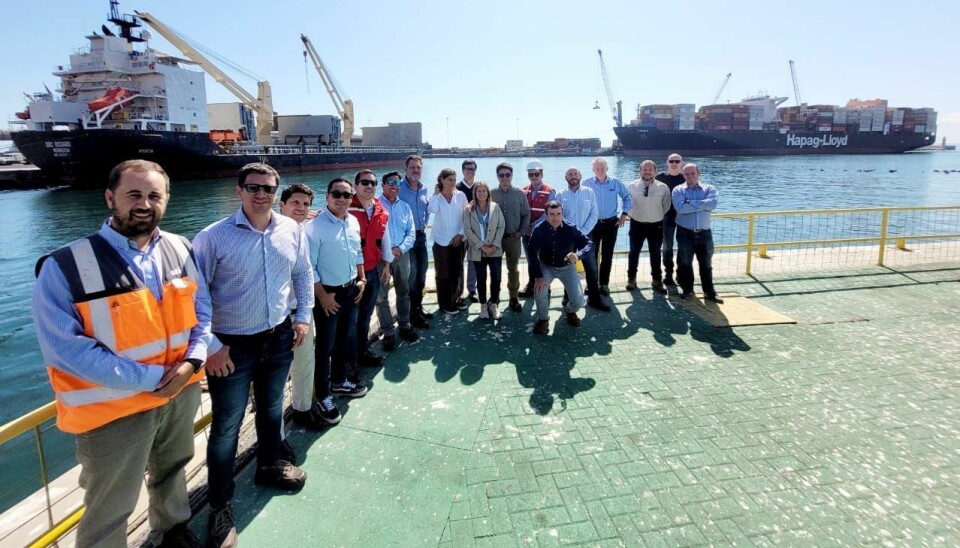 Parte de la delegación que visitó Antofagasta Terminal Internacional y conoció sus ventajas competitivas y modelo operacional.