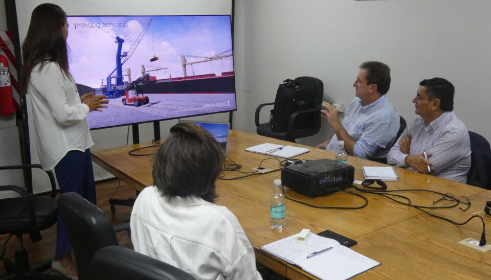 Una intensa agenda de actividades cumplió la delegación de Brasil en el puerto antofagastino.