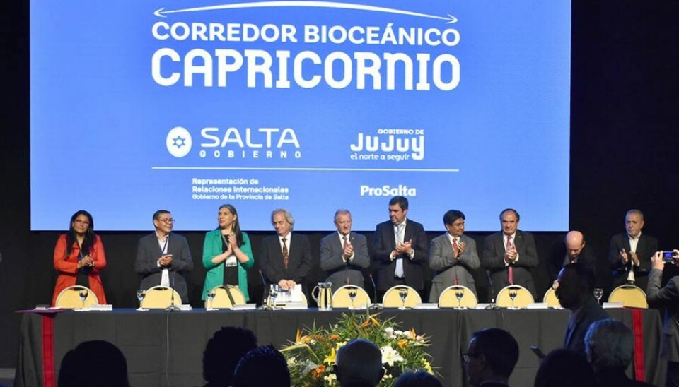 Delegaciones de Chile, Brasil, Paraguay y Argentina revisaron los avances en infraestructura para el corredor que pone a los puertos del norte como salida de los productos del Atlántico y el centro del continente.