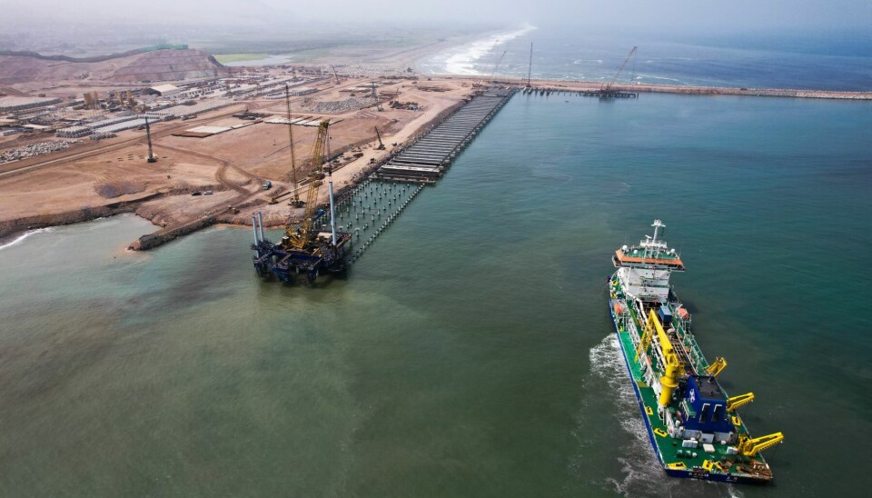 Los impulsores del proyecto portuario de Chancay esperan “transferir en el primer año de operaciones un millón de contenedores.