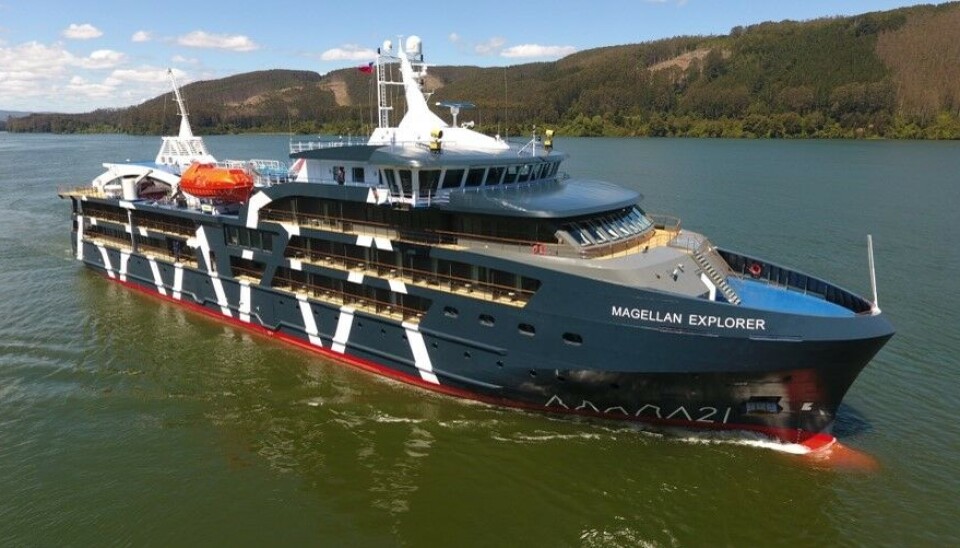 El Magellan Explorer fue construido por Asenav y le significó el reconocimiento por el alto nivel tecnológico para minimizar el impacto ambiental de barco.