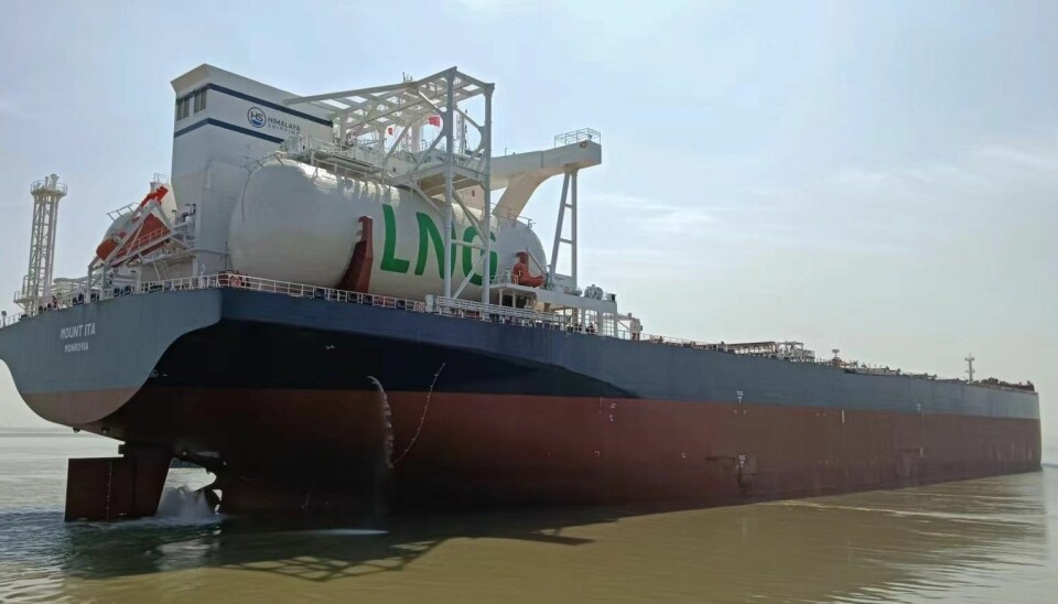 En la Compañía Minera del Pacífico celebraron la llegada del barco como un aporte a la descarbonización de sus operaciones.