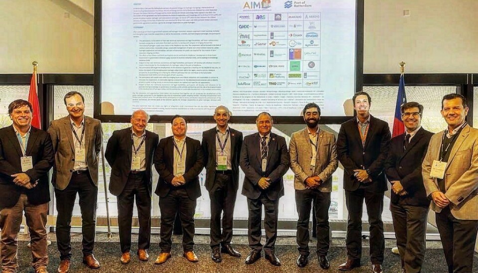 Parte de la delegación de la Región de Antofagasta en el evento que se desarrolla en Rotterdam.