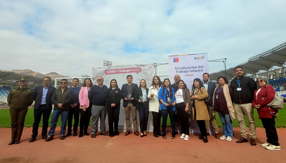 Representantes de distintas instituciones participaron en el evento en el que la portuaria de Antofagasta recibió la distinción.
