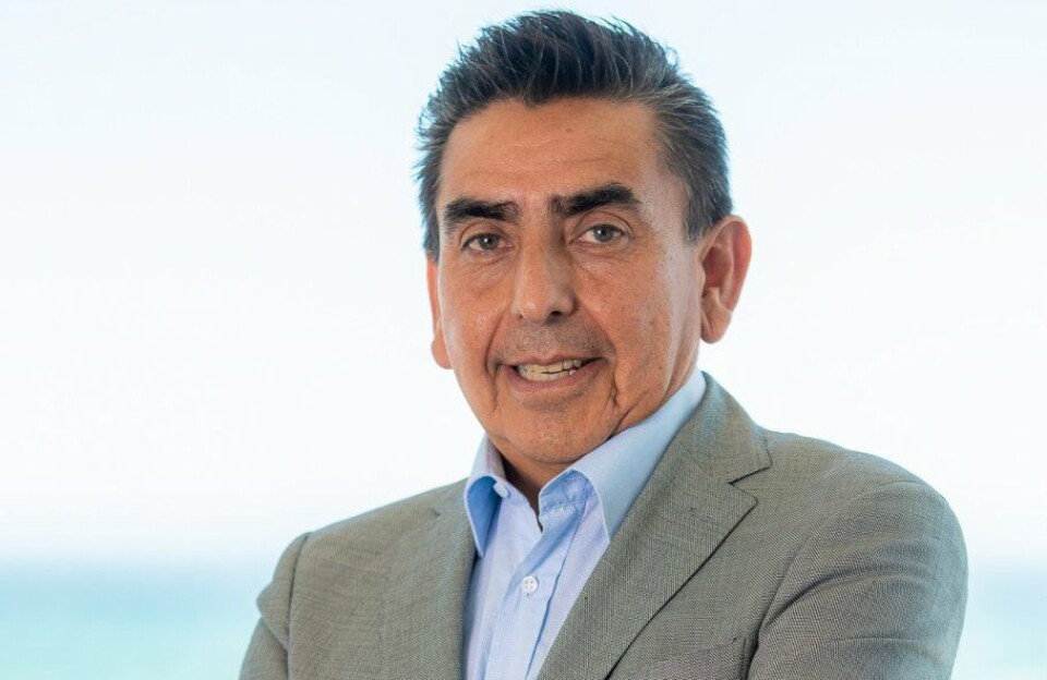 El gerente general interino de la portuaria estatal, Fernando Gajardo.
