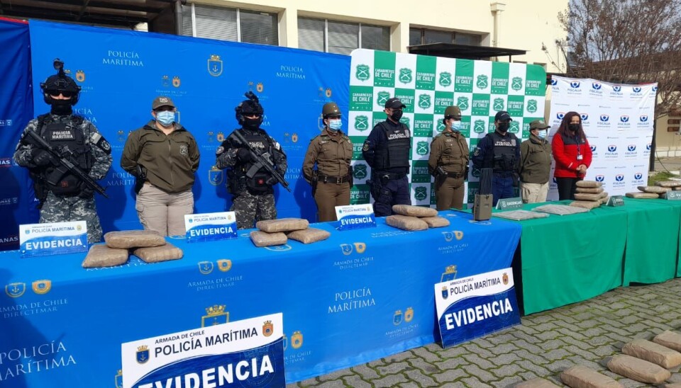 Importante golpe al narcotráfico por vía marítima.