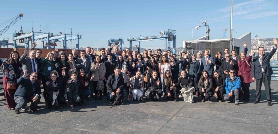 Asistentes al seminario sobre puertos digitales.