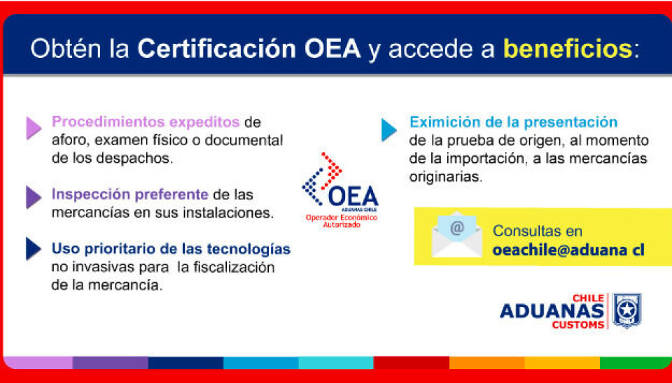 Destacan simplificación de trámites aduaneros para empresas OEA
