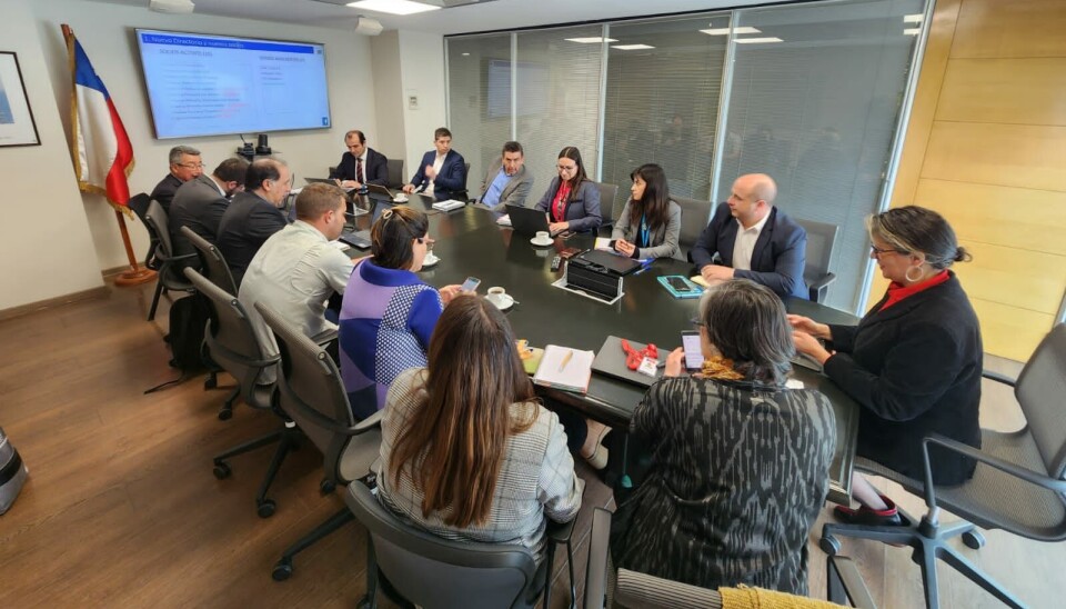 La reunión del directorio de la Corporación de Puertos del Cono Sur con las autoridades de turismo.