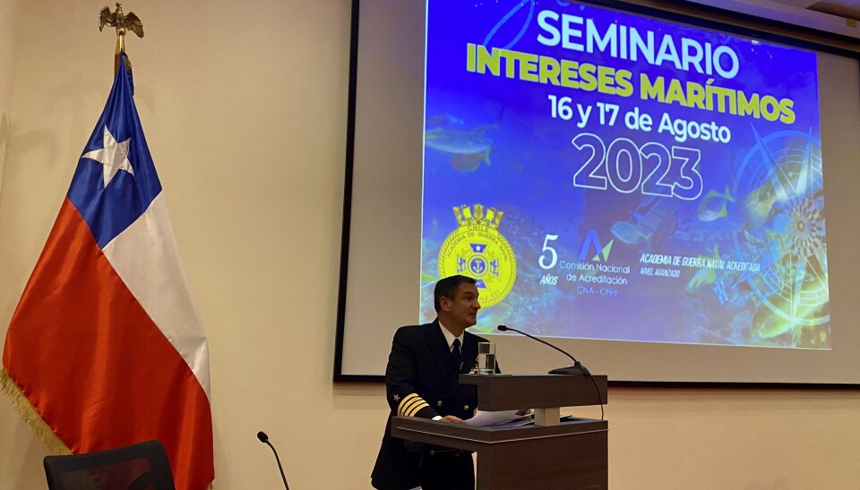 El cierre estuvo a cargo del director de la Academia de Guerra Naval, Capitán de Navío Sergio Gómez.