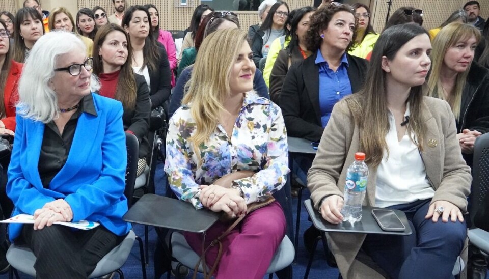 Las expositoras del encuentro “Mujeres de Puerto, Mujeres Valientes”.