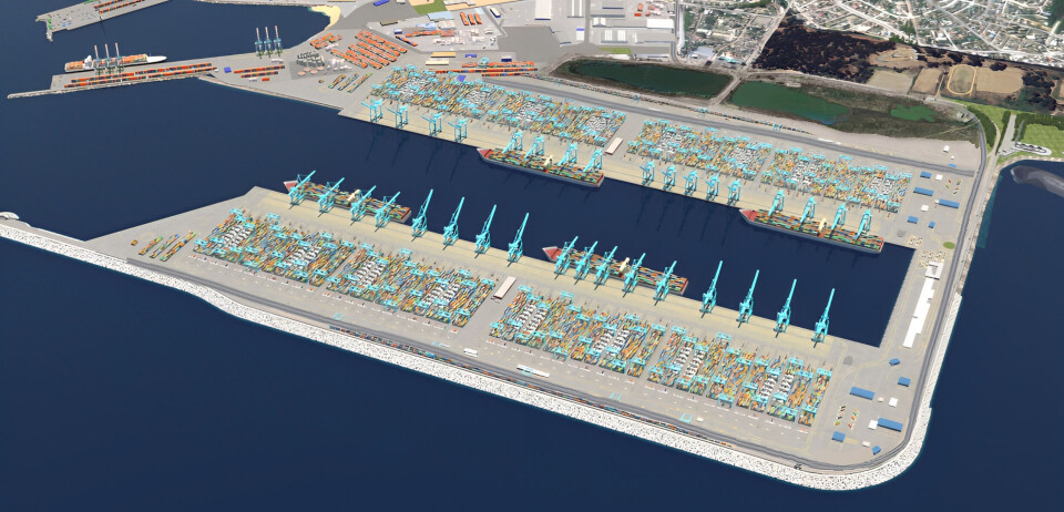 El proyecto de ampliación portuaria de San Antonio.