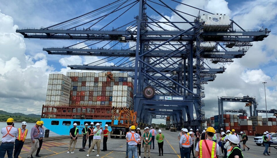Los primeros visitantes en arribar a Panamá tuvieron el lunes una jornada de vistas a distintas instalaciones portuarias.
