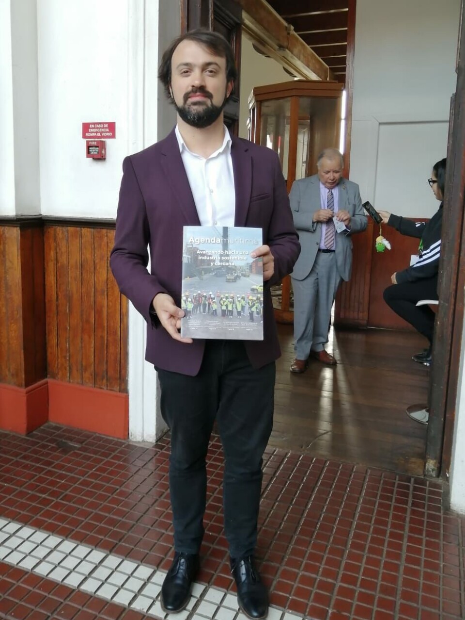 Alcalde Jorge Sharp participó en la ceremonia de inauguración.