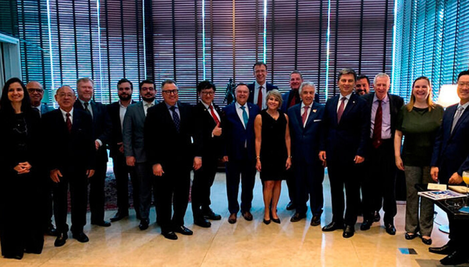 Los participantes en el encuentro que se hizo por primera vez en Latinoamérica.