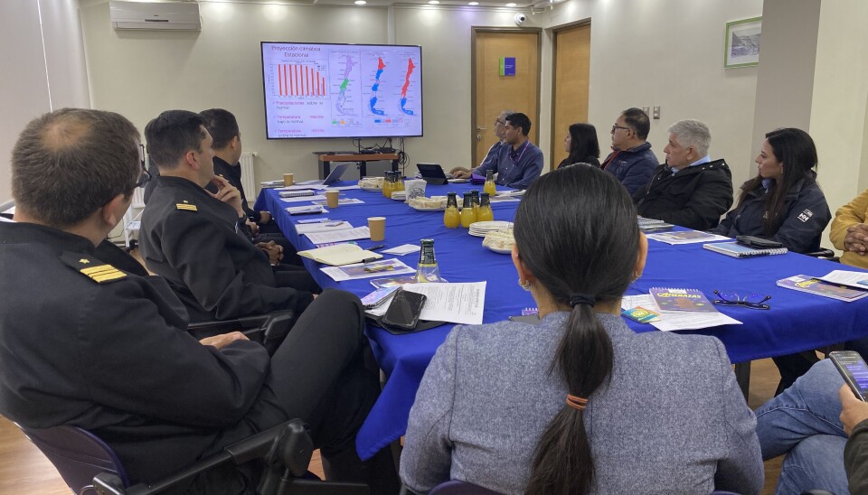 Representantes del Encuentro de Gestión de Desastres y Emergencias en Talcahuano.