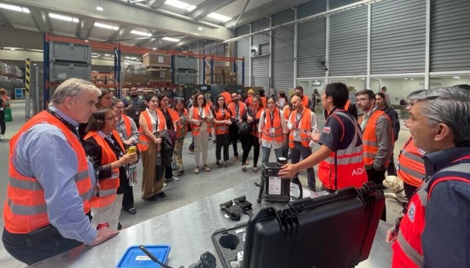 La visita a Aduanas fue la segunda jornada en las actividades programadas para el grupo de delegados.