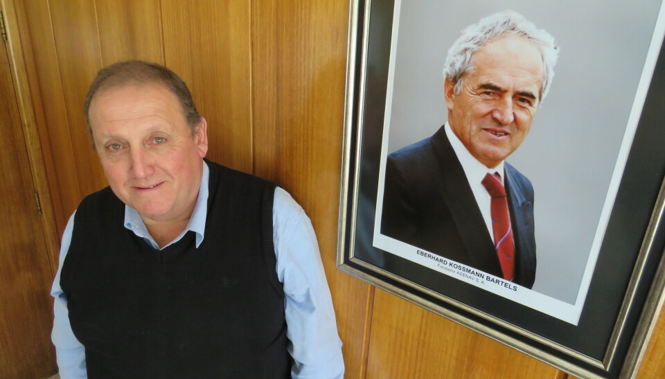 Ricardo Contreras tiene el mayor respeto por el fundador de Asenav, Eberhard Kossmann, quien falleció hace casi un año. - Un hombre hábil, dice Ricardo.
