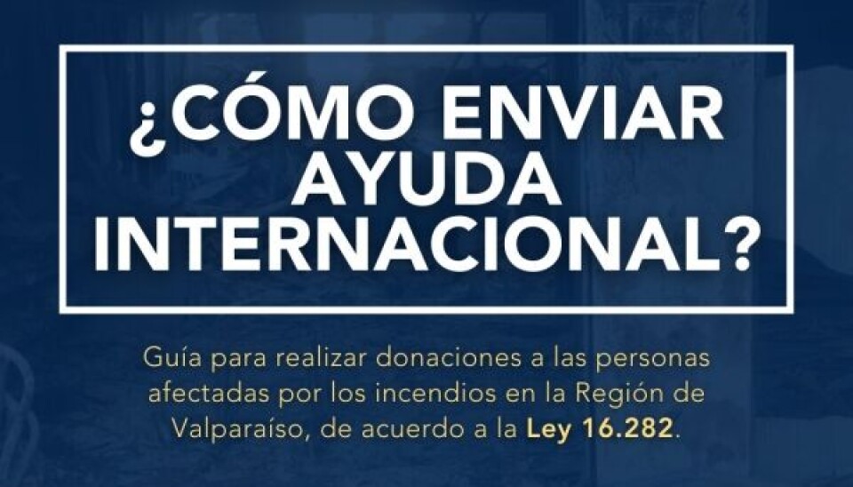 La Ley 16.282 estipula que toda la ayuda que llegue al país estará liberada del pago de impuestos, derechos, tasas y gravámenes aduaneros.