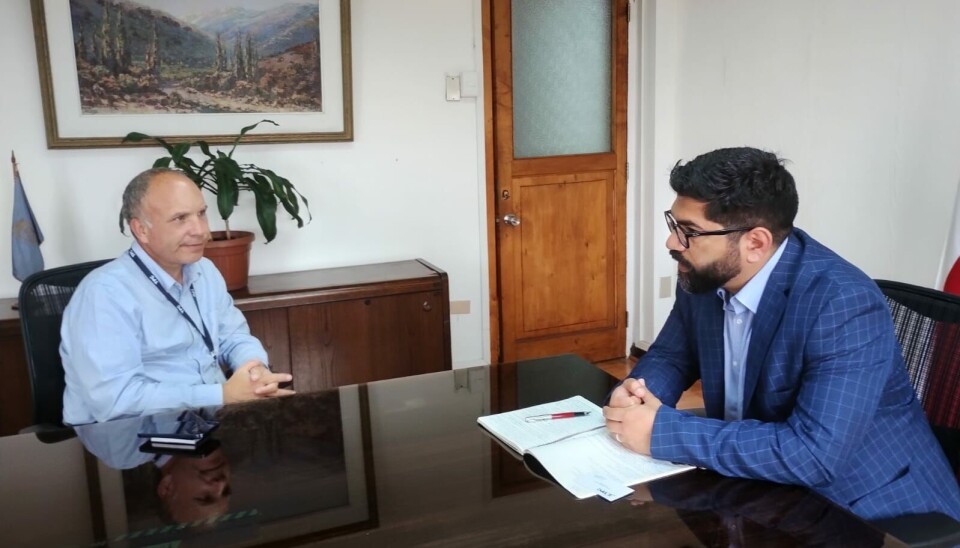 Cristián Rodríguez ya ha comenzado a reunirse con las autoridades de la Región.