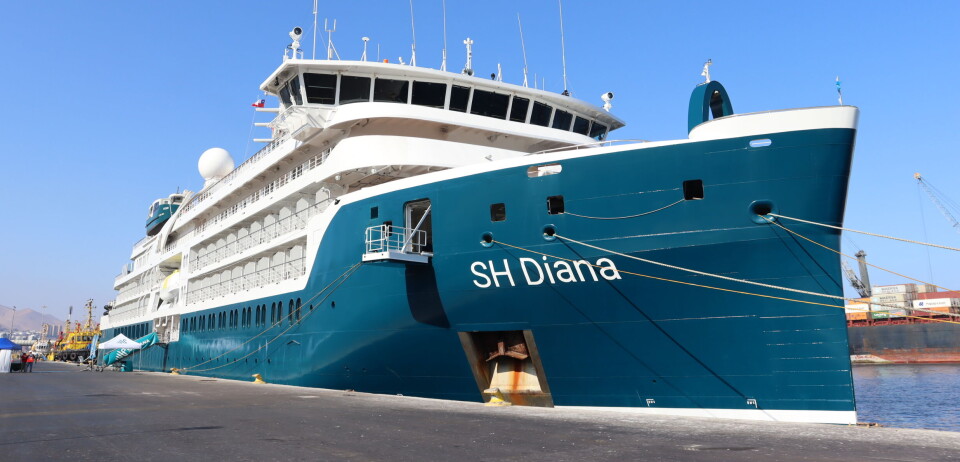El crucero llegó proveniente de Coquimbo con 120 pasajeros a bordo.