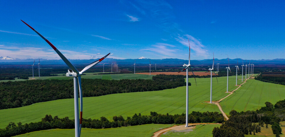 Parque Eólico Malleco, uno de los proyectos de la empresa en nuestro país.