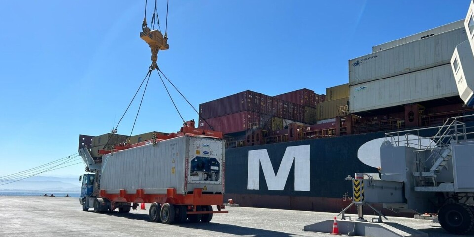 Con este embarque se reafirma la importancia del puerto para la zona.