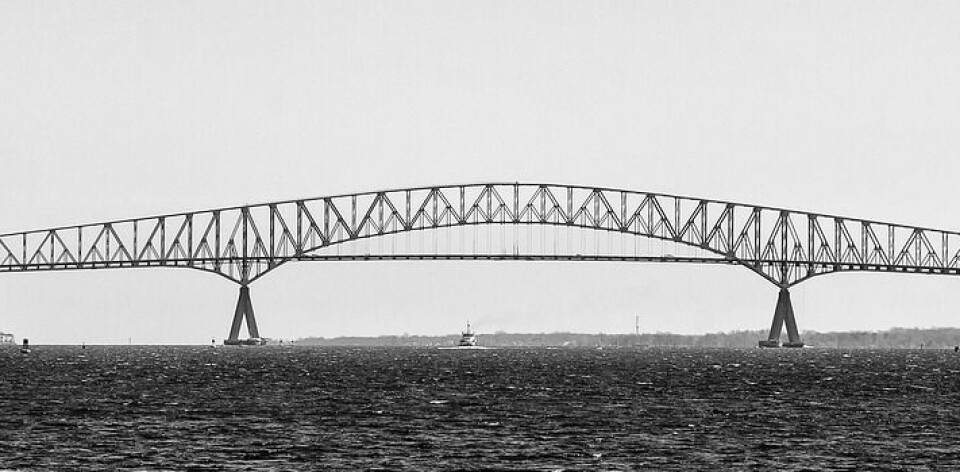 El puente Francis Scott Key de Baltimore colapsó tras el choque de un portacontenedores.