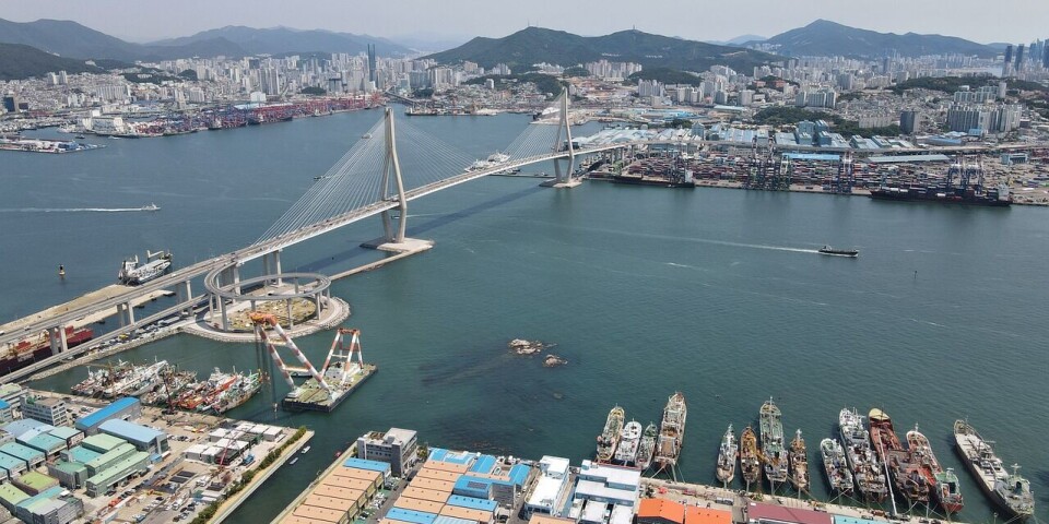 Puerto de Busan es uno de los terminales con más movimiento en el mundo.