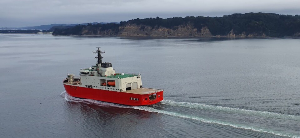 Rompehielos 'Almirante Viel” concluye primera prueba de navegación