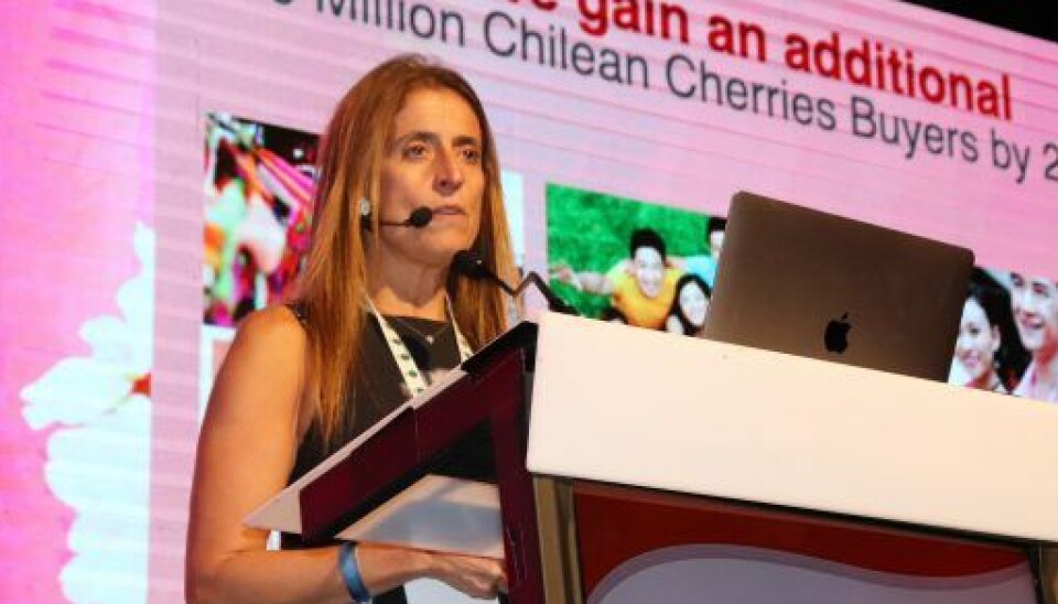 Claudia Soler, directora ejecutiva Comité de Cerezas Frutas de Chile