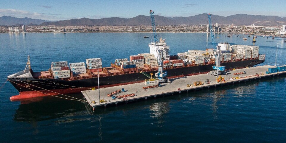 El sitio 3 del terminal portuario, inaugurado en diciembre pasado, recibió al portacontenedores.